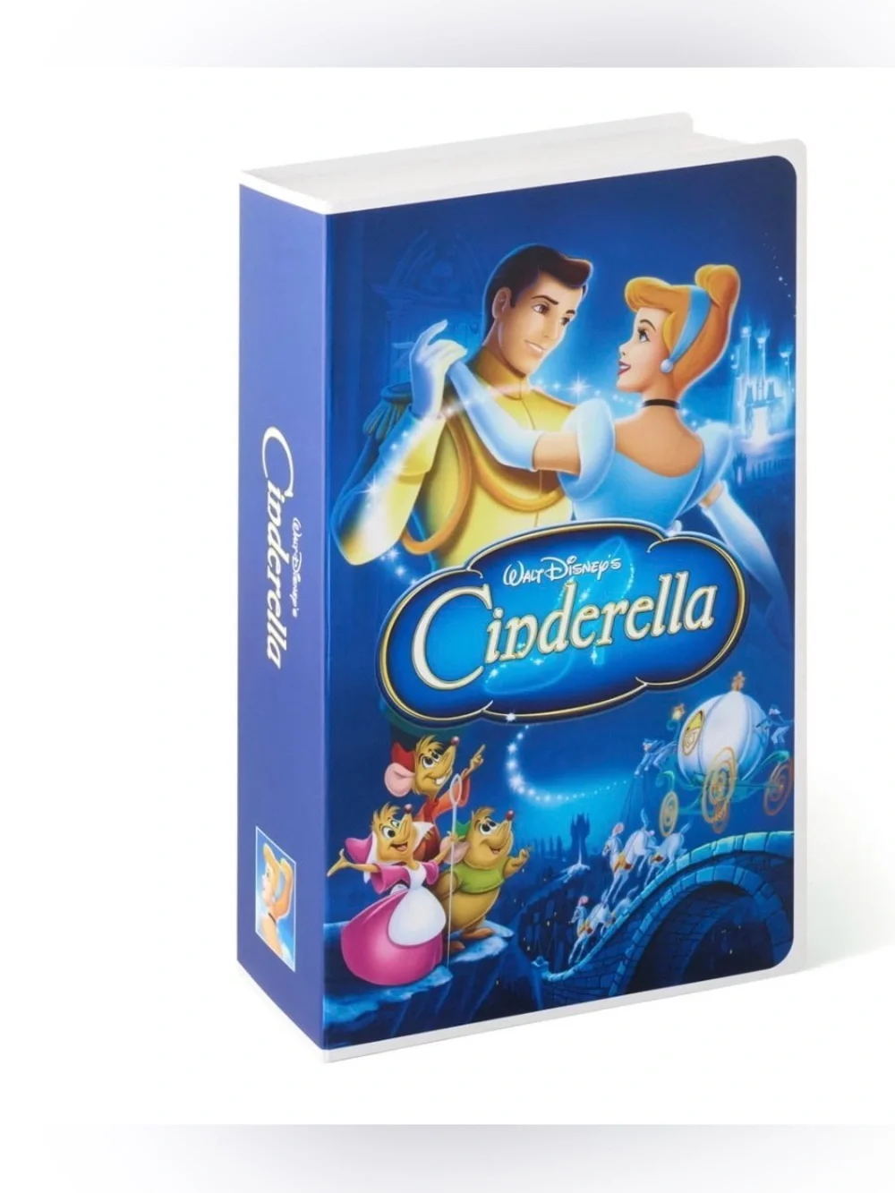 NEW SEALED Disney CINDERELLA VHS Boxed Silk Touch Throw Blanket 50×70